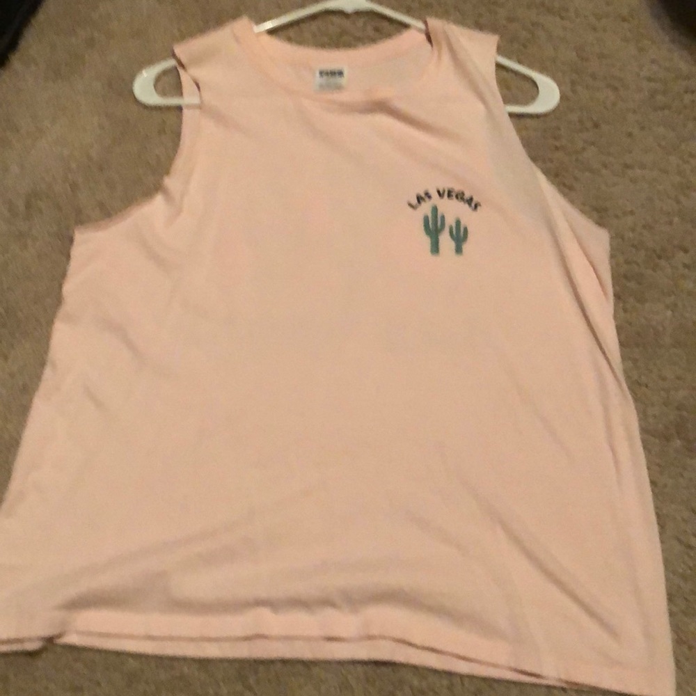 Victoria secret pink medium cutoff tank top